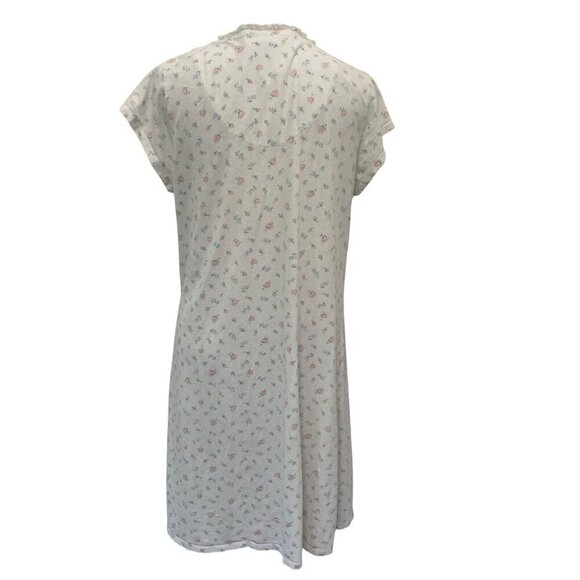 Eileen West Feminine Floral Nightgown Pajama Dress Cottage Granny size Small - Picture 4 of 6